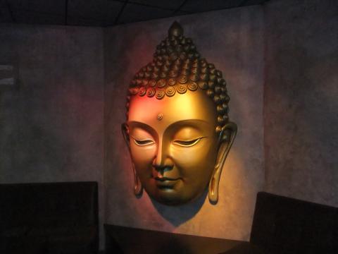 Будда, голова будды, Композит дизайн, наружная реклама, скульптуры из стеклопластика, объемные фигуры
